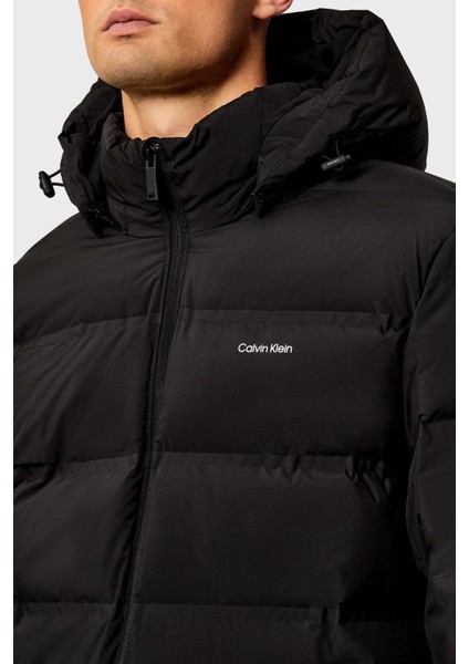 Suya Dayanıklı Regular Fit Çıkarılabilir Kapüşonlu Şişme Mont LV04LD517GUB1 Erkek Mont LV04LD517G Ub1