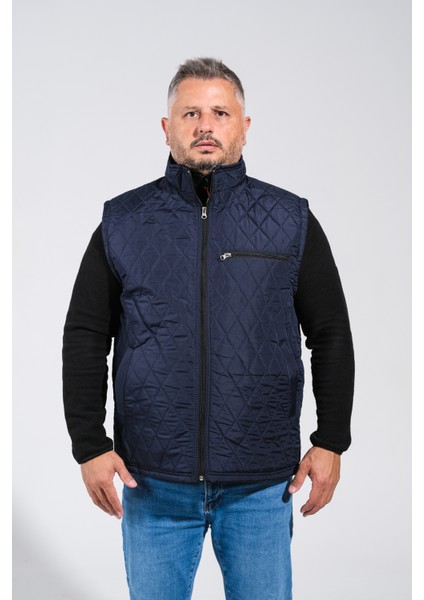 Süper Battal Kapitone Yelek 7XL-8XL-9XL-10XL