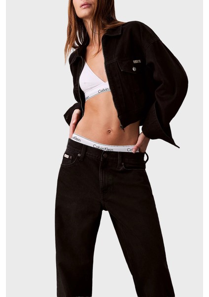 Pamuklu Baggy Fit Düşük Bel Geniş Paça Jeans LV047D713GTWM Bayan Kot Pantolon LV047D713G Twm fiyatları