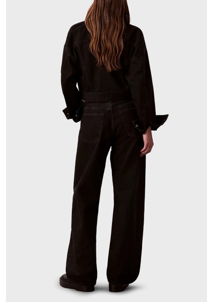 Pamuklu Baggy Fit Düşük Bel Geniş Paça Jeans LV047D713GTWM Bayan Kot Pantolon LV047D713G Twm modelleri