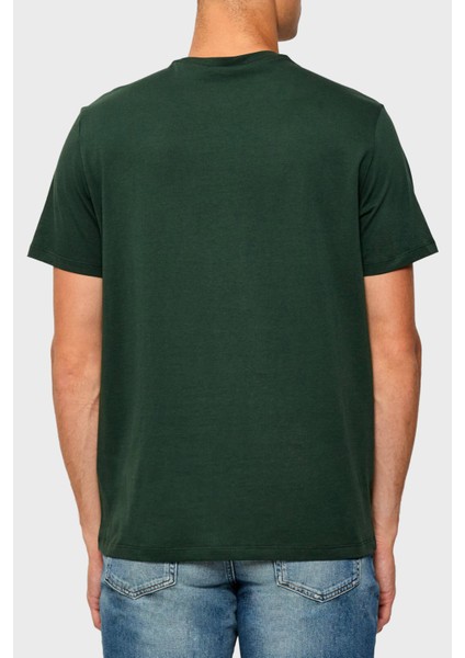 Logolu Pamuklu Regular Fit Bisiklet Yaka T Shirt LV04RD865GLLG Erkek T Shirt LV04RD865G Llg modelleri