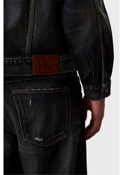 Logolu % 100 Pamuk Relaxed Fit Kot Ceket LV04RD741GZYC Erkek Kot Ceket LV04RD741G Zyc indirimleri