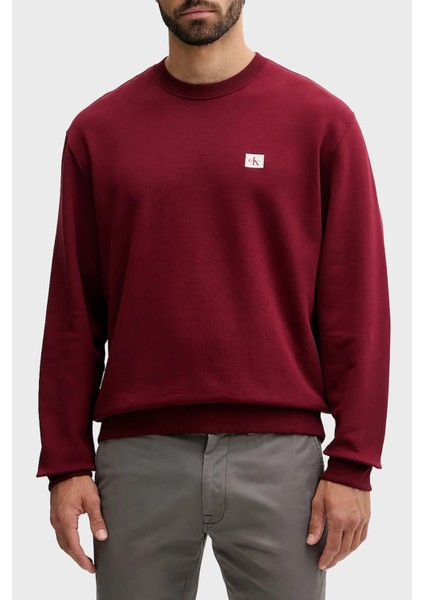 Pamuklu Regular Fit Bisiklet Yaka Logolu Sweat LV04RC273GWCV Erkek Sweat LV04RC273G Wcv