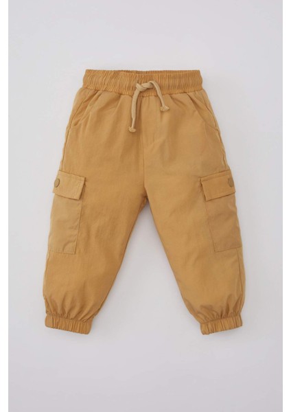 Erkek Bebek Kargo Fit Gabardin Pantolon C0639A524SP