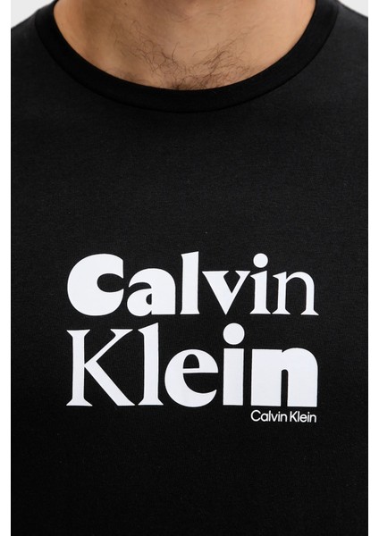 Logolu % 100 Pamuk Regular Fit Bisiklet Yaka T Shirt LV04RD820GUB1 Erkek T Shirt LV04RD820G Ub1 fırsatları