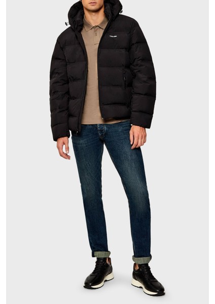 Suya Dayanıklı Regular Fit Çıkarılabilir Kapüşonlu Şişme Mont LV04LD517GUB1 Erkek Mont LV04LD517G Ub1 fiyatları