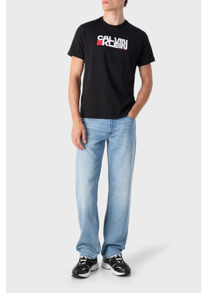 Logolu Pamuklu Regular Fit Bisiklet Yaka T Shirt LV04RD814GUB1 Erkek T Shirt LV04RD814G Ub1 fiyatları