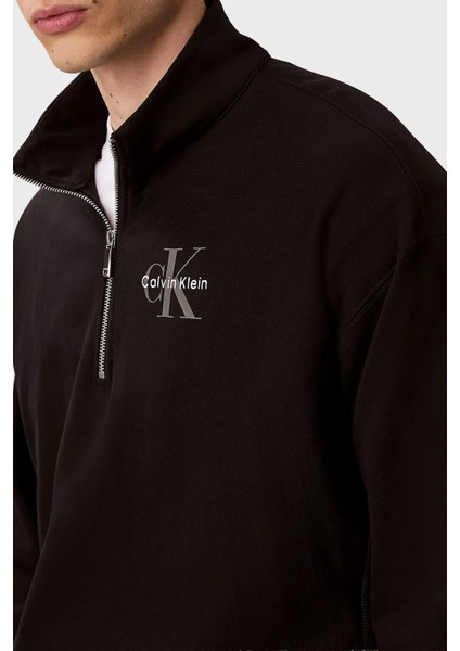 Pamuklu Regular Fit Yarım Fermuarlı Dik Yaka Sweat LV04RD236GUB1 Erkek Sweat LV04RD236G Ub1 indirimleri