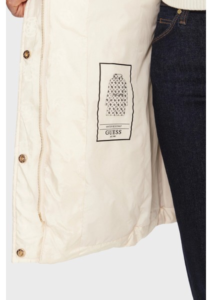 Imma Kapitoneli Regular Fit Çıkarılabilir Kapüşonlu Su Itici Mont W5BL44W2912 Bayan Mont W5BL44 W2912 G1F7