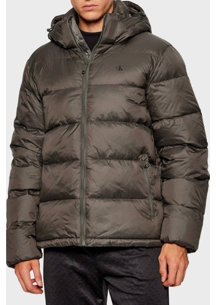 Su Itici Regular Fit Çıkarılabilir Kapüşonlu Mont LV04RC518GPAR Erkek Mont LV04RC518G Par