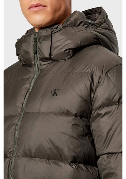 Su Itici Regular Fit Çıkarılabilir Kapüşonlu Mont LV04RC518GPAR Erkek Mont LV04RC518G Par