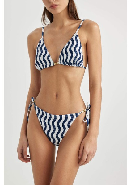 Regular Fit Çizgili Bikini Altı-Fall in Love B6942AX24SM