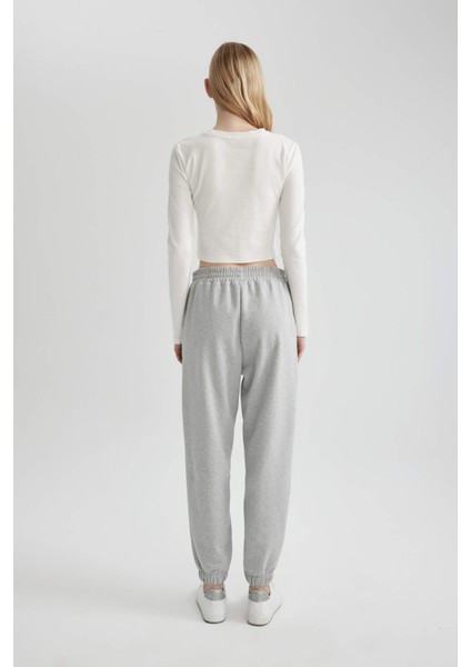 Coool Jogger Eşofman Altı Düz Beli Basic Düz Paçası Lastikli