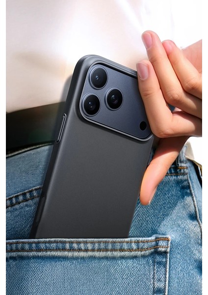 Apple iPhone 17 Pro Max Slimfit Magsafe Kılıf - Siyah modelleri