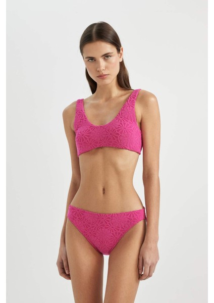 Regular Fit Çiçekli Bikini Altı-Fall in Love