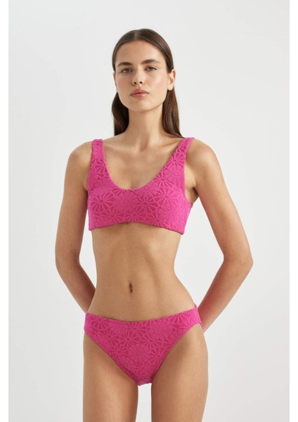 Regular Fit Çiçekli Bikini Altı-Fall in Love