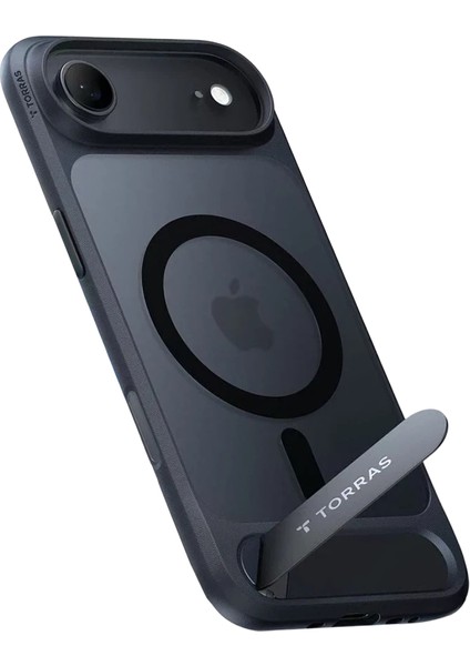 Apple iPhone 17 Air P Stand Serisi Magsafe Kılıf - Siyah modelleri