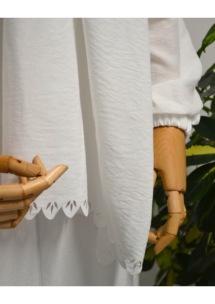 Kendinden Şallı Pamuklu Aerobin Kumaş Kadın Namaz Elbisesi / Ferace – 1-6 Beden Aralığı fırsatları