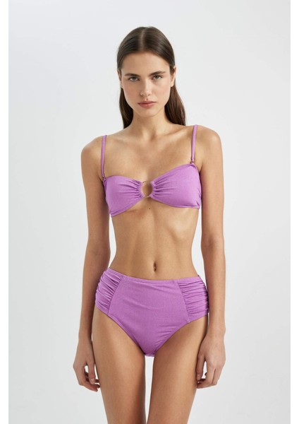 Regular Fit Yüksek Bel Bikini Altı-Fall in Love B7469AX24SM