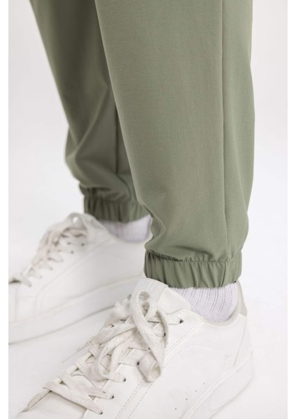 Fit Sporcu Jogger Eşofman Altı Standart Fit Dokuma Kargo Cepli Lastikli Paça C1883AX23WN