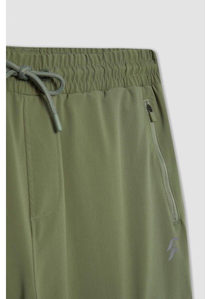 Fit Sporcu Jogger Eşofman Altı Standart Fit Dokuma Kargo Cepli Lastikli Paça C1883AX23WN