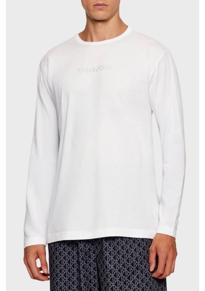 Jakarlı Logolu % 100 Pamuk Relaxed Fit Pijama Takımı LV00NM295333E Erkek Pijama Takımı LV00NM2953 33E fiyatları