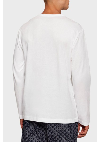 Jakarlı Logolu % 100 Pamuk Relaxed Fit Pijama Takımı LV00NM295333E Erkek Pijama Takımı LV00NM2953 33E modelleri