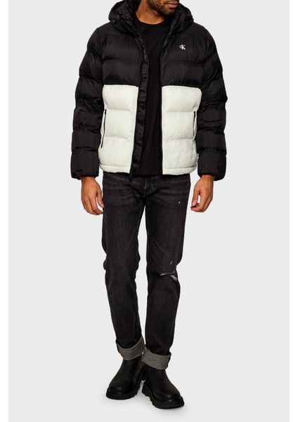 Kapitoneli Regular Fit Çıkarılabilir Kapüşonlu Mont LV04RD527GYAS Erkek Mont LV04RD527G Yas fiyatları