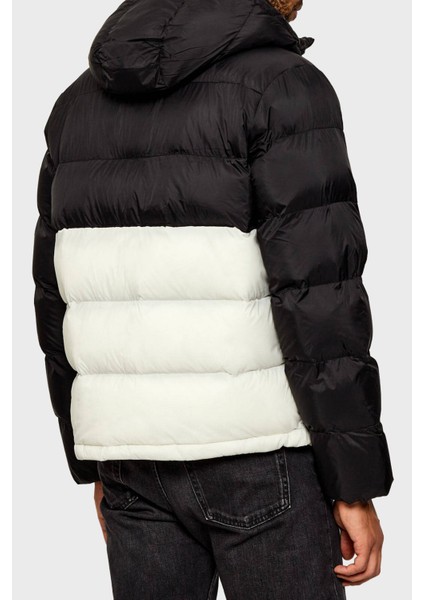 Kapitoneli Regular Fit Çıkarılabilir Kapüşonlu Mont LV04RD527GYAS Erkek Mont LV04RD527G Yas modelleri