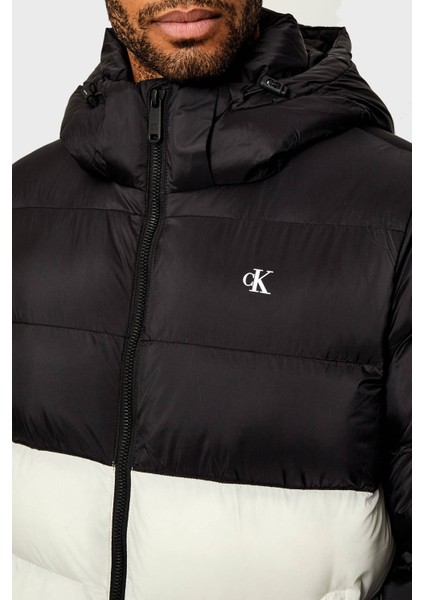 Kapitoneli Regular Fit Çıkarılabilir Kapüşonlu Mont LV04RD527GYAS Erkek Mont LV04RD527G Yas indirimleri