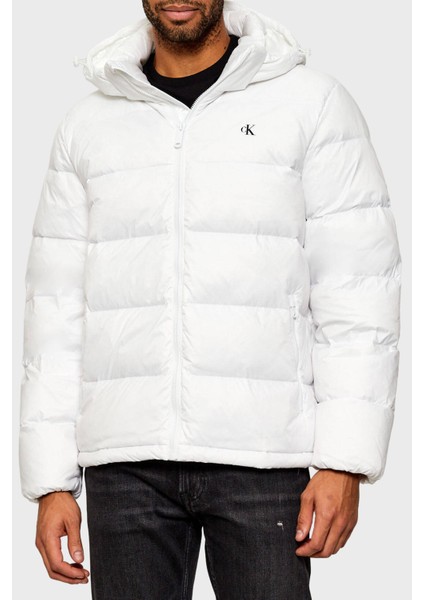 Su Itici Regular Fit Çıkarılabilir Kapüşonlu Mont LV04RC518GYAF Erkek Mont LV04RC518G Yaf