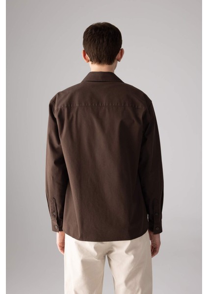 Relax Fit Polo Yaka Gömlek Ceket B3676AX24SP