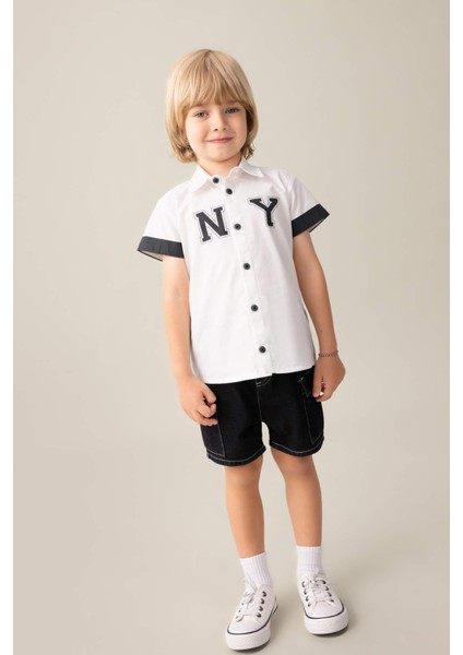 Erkek Bebek Jean Şort B6750A524SM