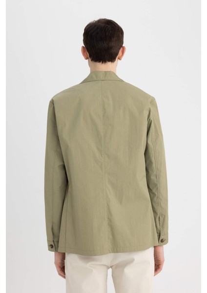 Regular Fit Polo Yaka Düğmeli Cepli Paraşüt Gömlek Ceket B6950AX24SP