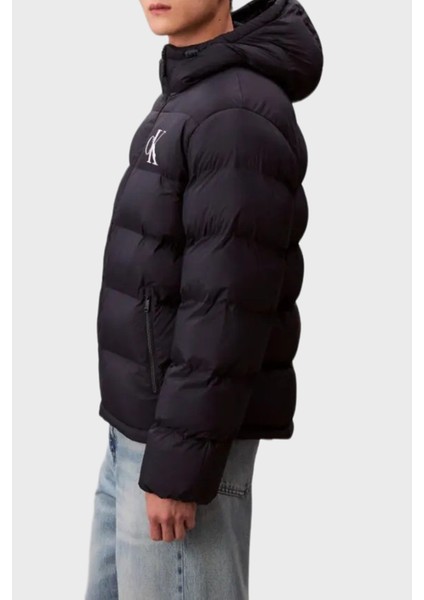 Kapitoneli Regular Fit Kapüşonlu Yaka Şişme Mont LV04RD528GCEF Erkek Mont LV04RD528G Cef fırsatları