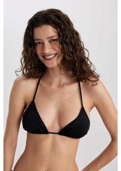 Regular Fit Üçgen Bikini Üstü-Fall in Love T3666AZ24SM