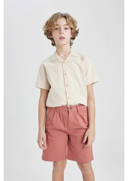 Erkek Çocuk Gabardin Şort B8940A824SP