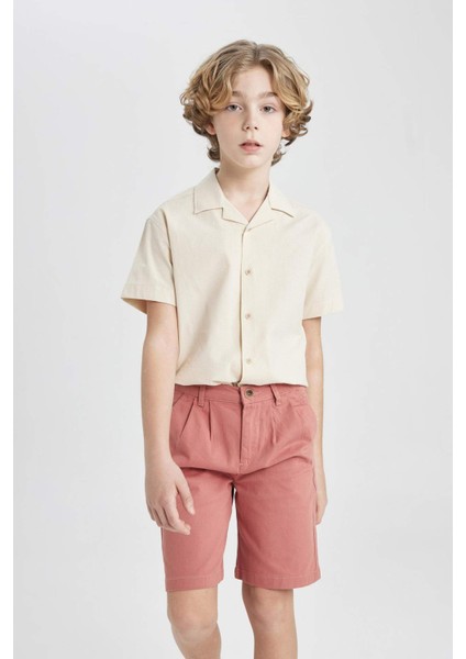 Erkek Çocuk Gabardin Şort B8940A824SP