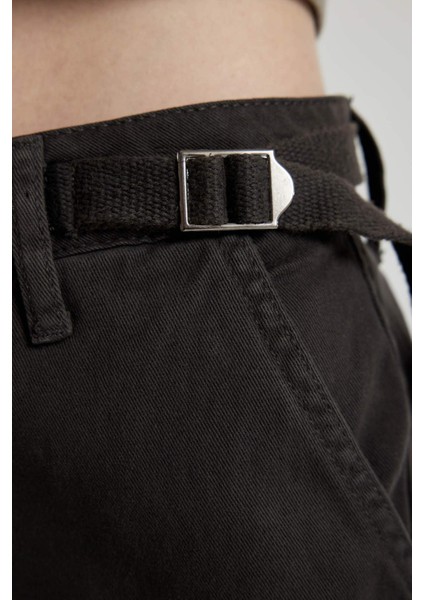 Coool Straight Fit Gabardin Pantolon Kargo Cepli B7611AX24SP