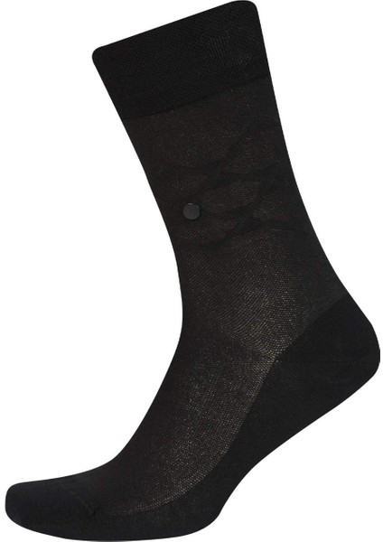 Erkek Dikişsiz Metal Pinli Ultra Soft 2'li Bambu Premium Uzun Çorap C2535AXNS