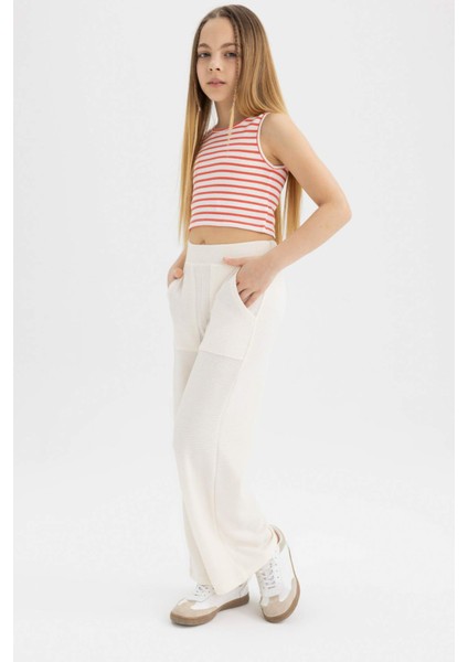 Kız Çocuk Wide Leg Pantolon C1180A824SP