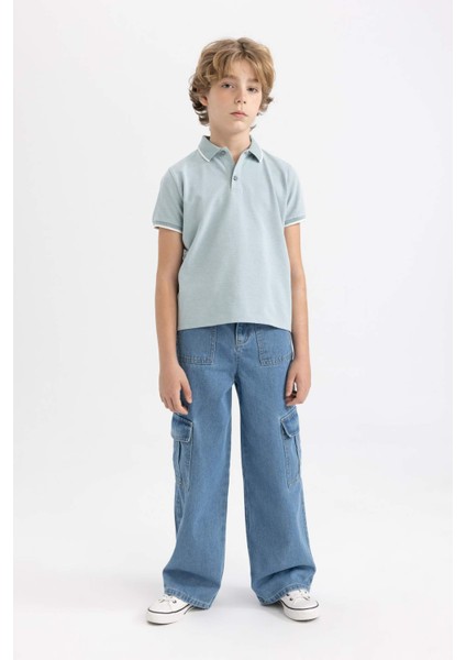 Erkek Çocuk Kısa Kollu Polo Tişört