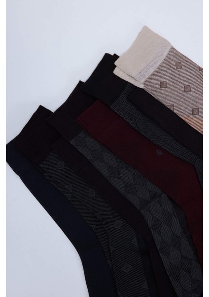 Erkek Dikişsiz Metal Pinli Ultra Soft 2'li Bambu Premium Uzun Çorap C2536AXNS