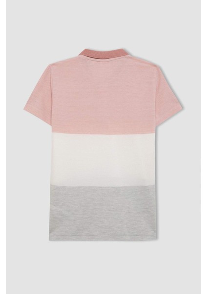 Erkek Çocuk Polo Yaka Pike Kısa Kollu Tişört