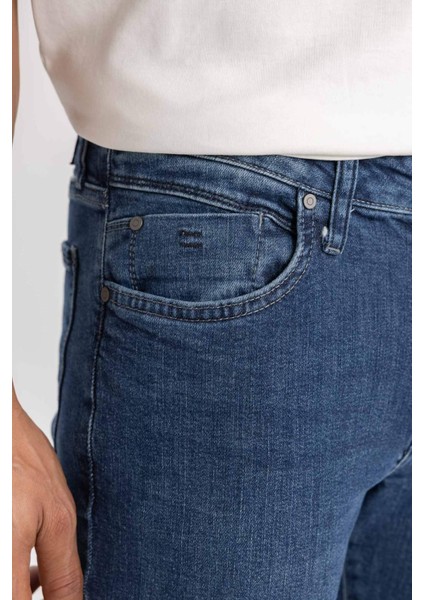 Carlo Skinny Fit Ekstra Dar Kalıp Normal Bel Ekstra Dar Paça Jean Pantolon C0688AX24SP