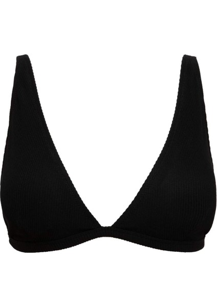 Regular Fit Ribana Basic Düz Bikini Üstü-Fall in Love
