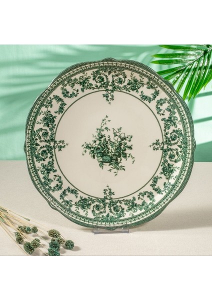 Majestic Green 6'lı Pasta Tabağı Seti