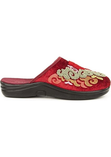 Kastra Anatomik Taban Nakışlı Kadın Ev Terliği