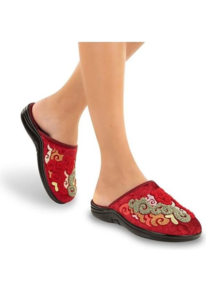 Kastra Anatomik Taban Nakışlı Kadın Ev Terliği fiyatları