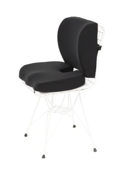 Omurga Dostu Oturma Seti. Ortopedik Bel Destek Yastığı+ Coccyx Oturma Minderi